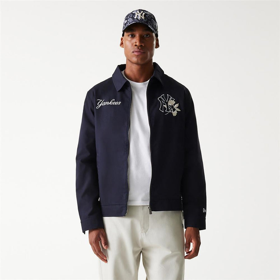 New York Yankees MLB Navy Collared Navy Jacket