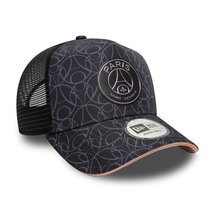 PSG 9FORTY All Over Print E-Frame Black Trucker Cap