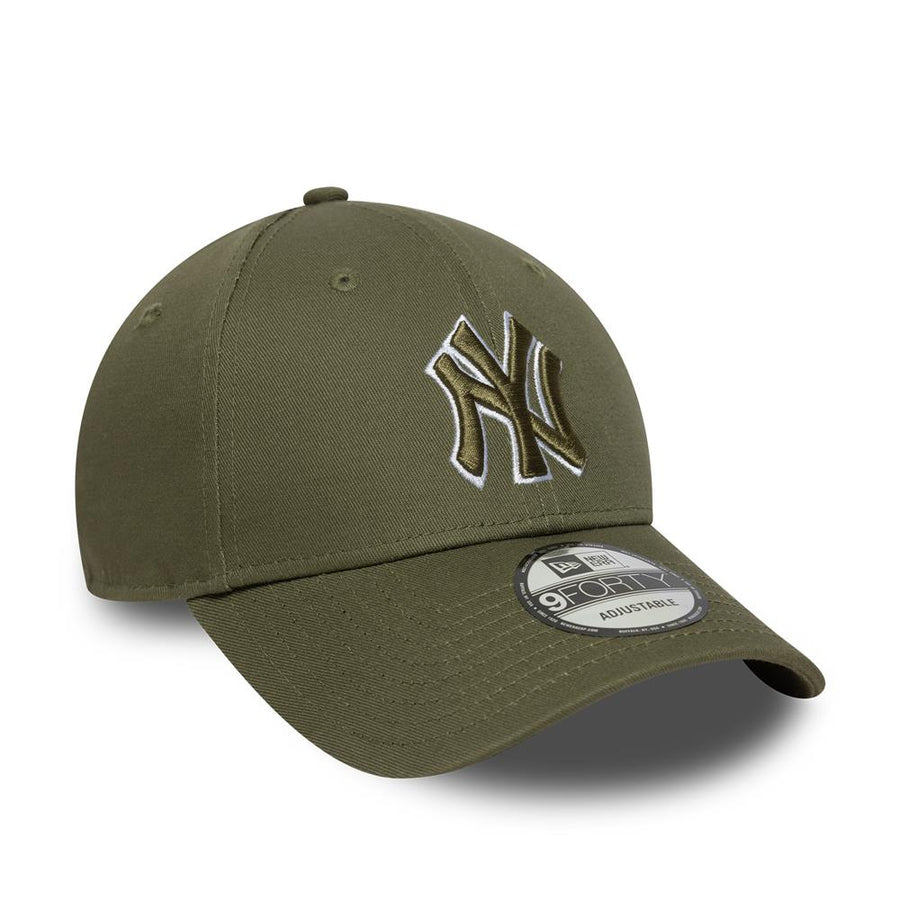 New York Yankees 9FORTY MLB Outline Olive Cap