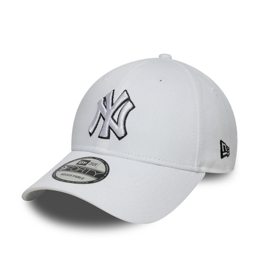 New York Yankees 9FORTY Outline White Cap