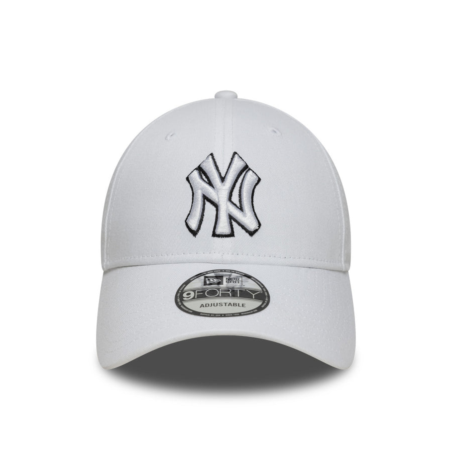 New York Yankees 9FORTY Outline White Cap