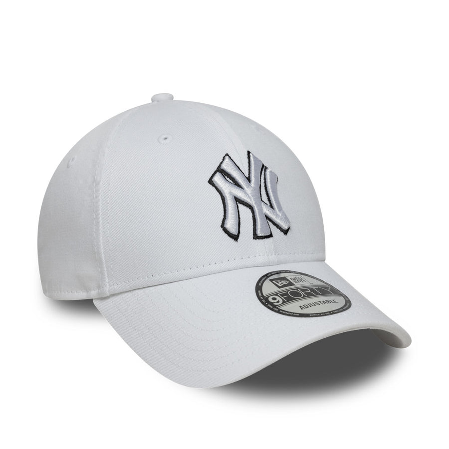 New York Yankees 9FORTY Outline White Cap