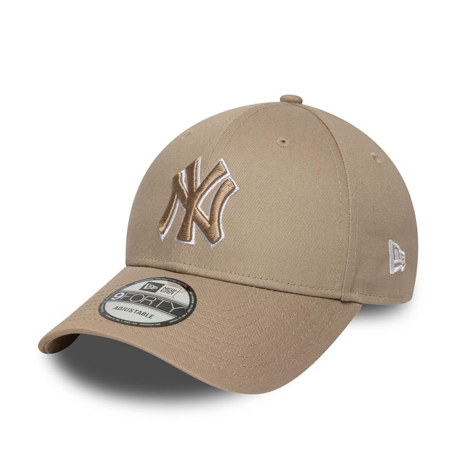 New York Yankees 9FORTY MLB Outline Pastel Brown Cap