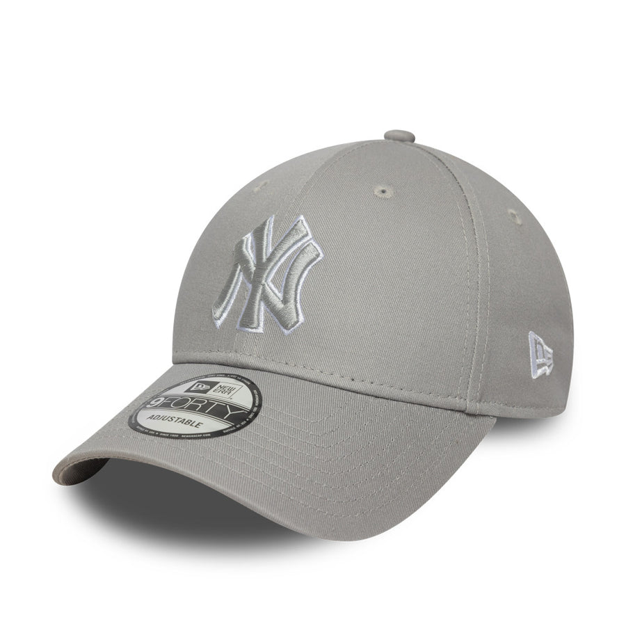 New York Yankees 9FORTY Outline Grey Cap