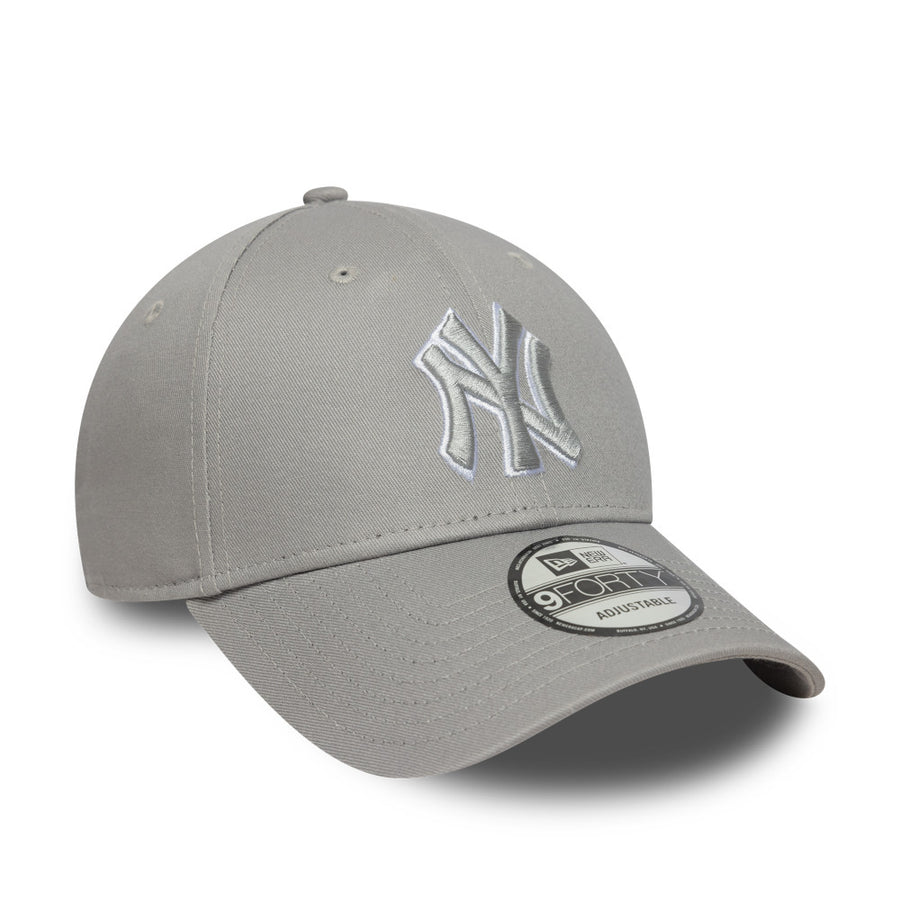 New York Yankees 9FORTY Outline Grey Cap