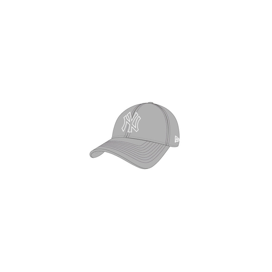 New York Yankees 9FORTY Outline Grey Cap