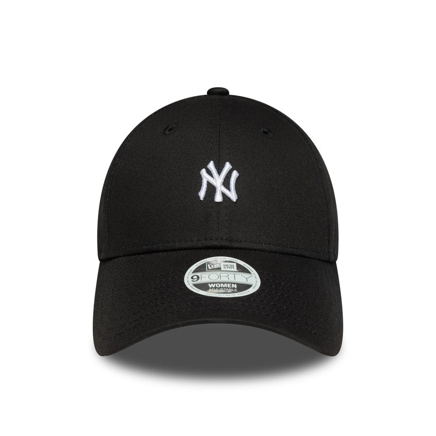 New York Yankees 9FORTY Womens Mini Logo Black Cap