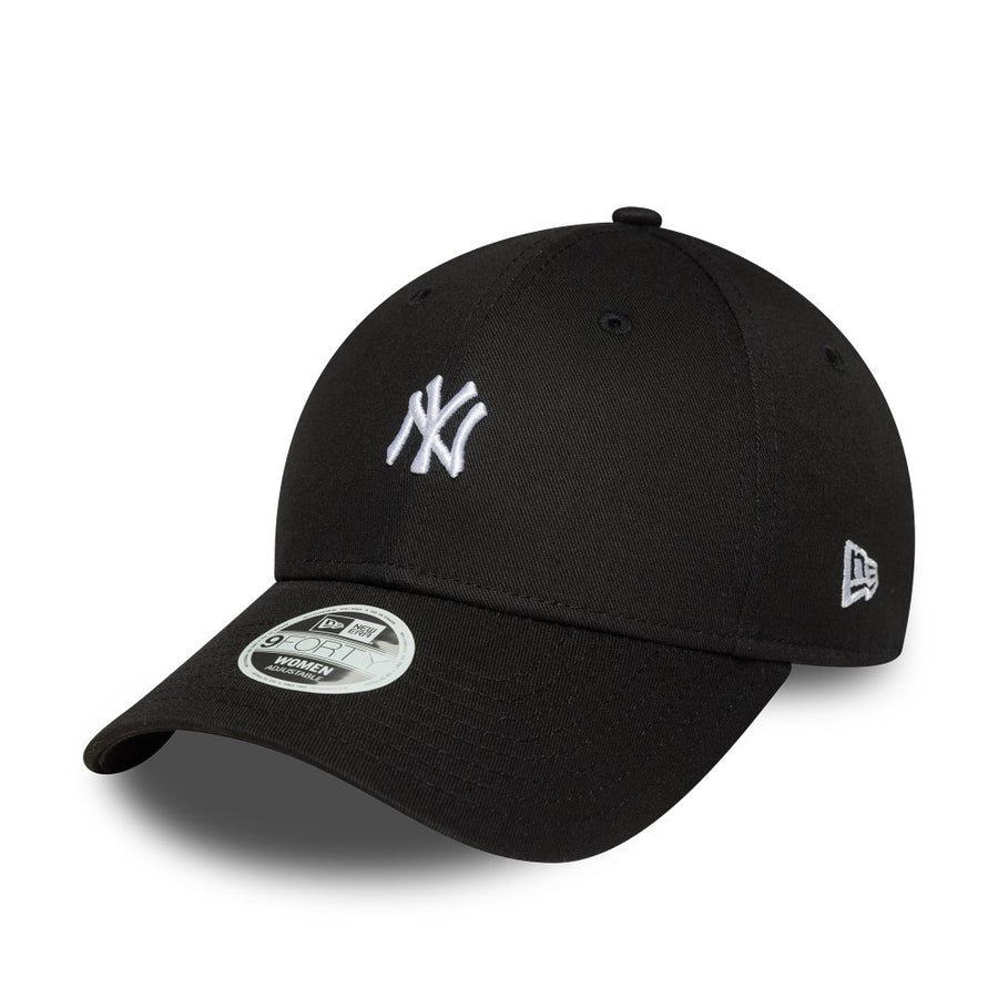 New York Yankees 9FORTY Womens Mini Logo Black Cap