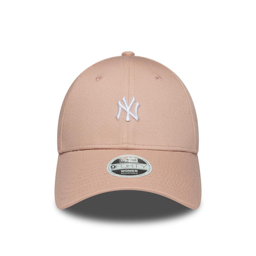 New York Yankees 9FORTY Womens MLB Mini Logo Pastel Pink Cap