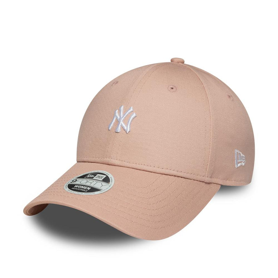 New York Yankees 9FORTY Womens MLB Mini Logo Pastel Pink Cap