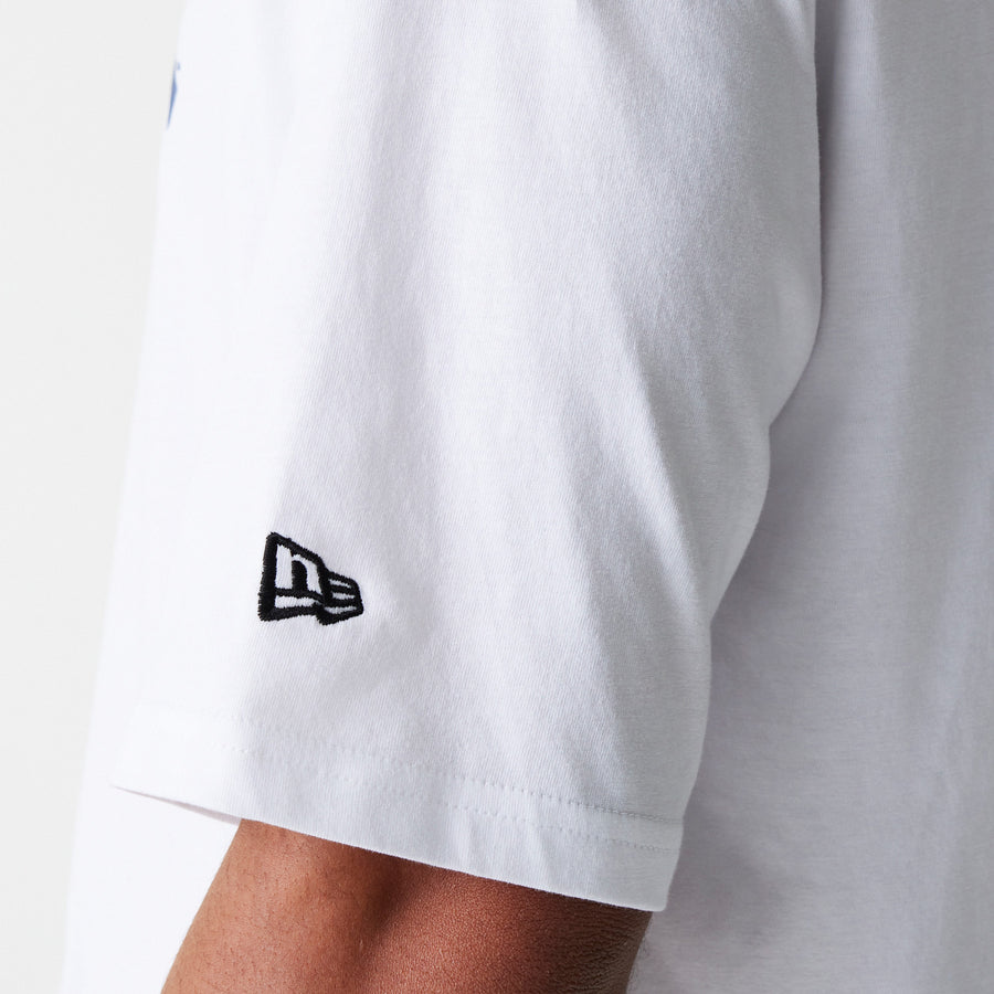 New York Yankees Oversized MLB Food Graphic White Tee