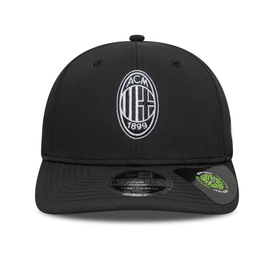 AC Milan 9SEVENTY Recycled Stretch Snap Black Cap
