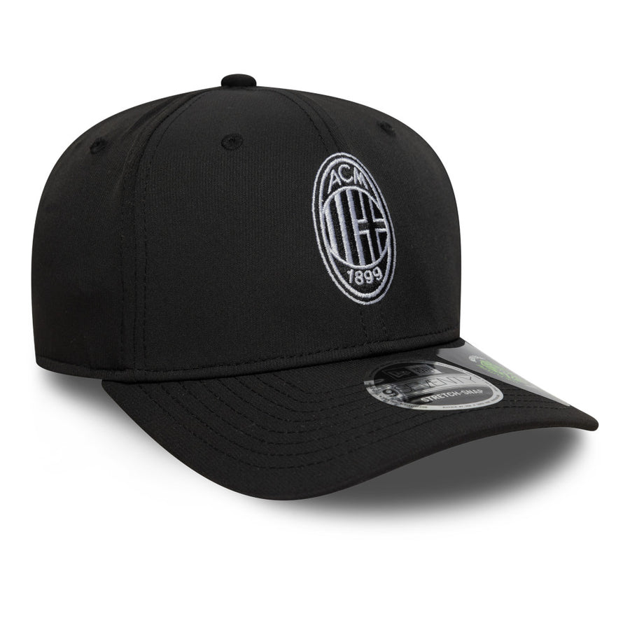 AC Milan 9SEVENTY Recycled Stretch Snap Black Cap