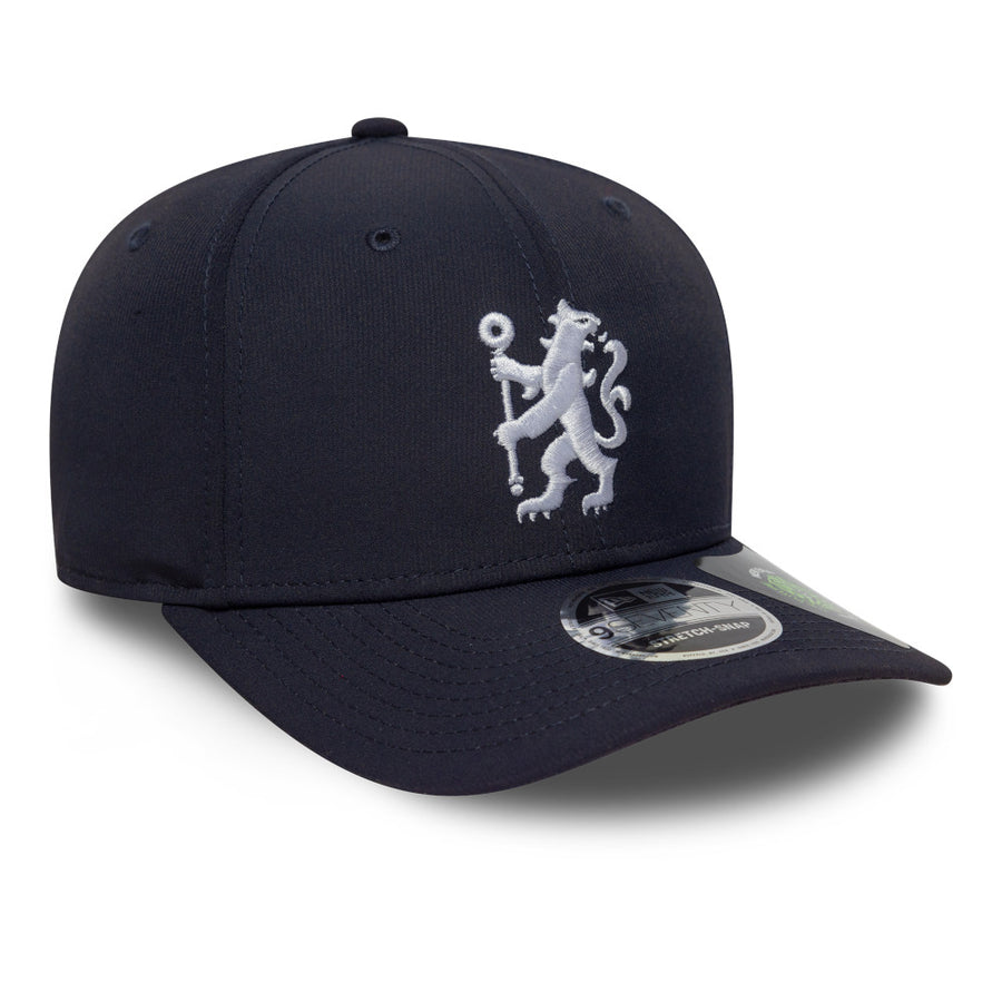 Chelsea FC 9SEVENTY Lion Crest Recycled Stretch Snap Navy Cap