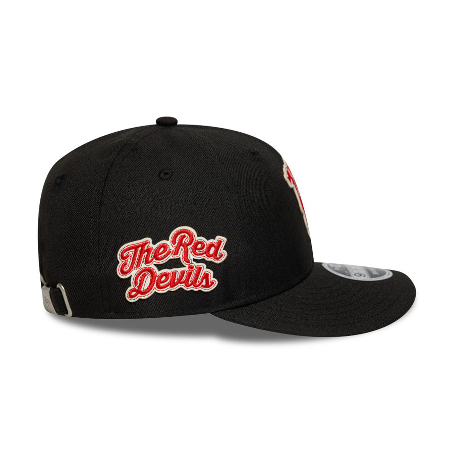 Manchester United FC Low Profile 9FIFTY Vintage Snapback Black Cap
