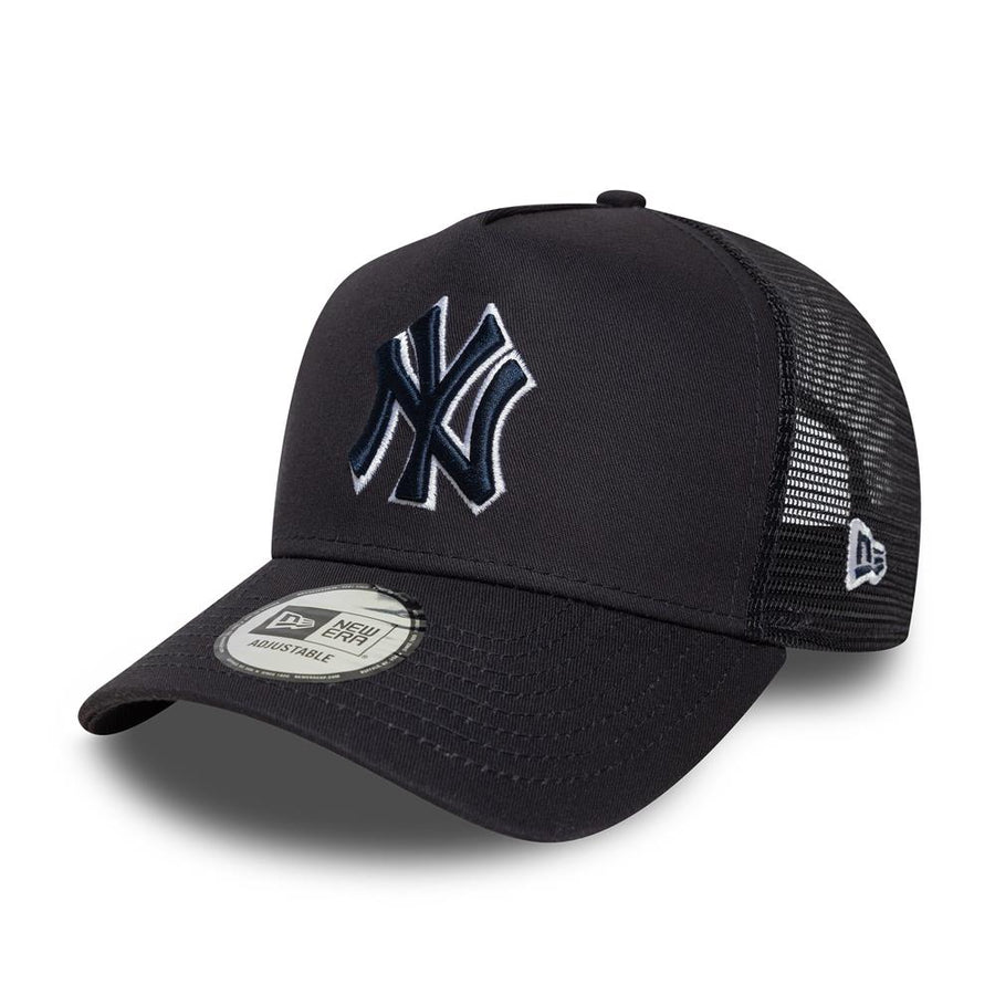 New York Yankees E-Frame MLB Outline Navy Trucker Cap