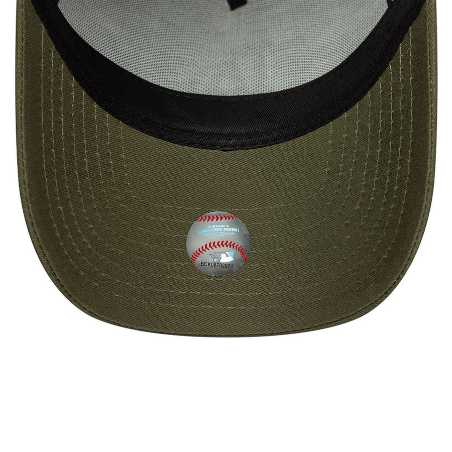 Los Angeles Dodgers E-Frame MLB Outline Olive Trucker  Cap