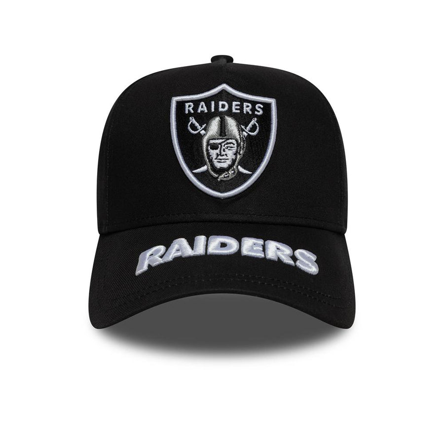 Las Vegas Raider E-Frame Visor Hit Black Trucker Cap