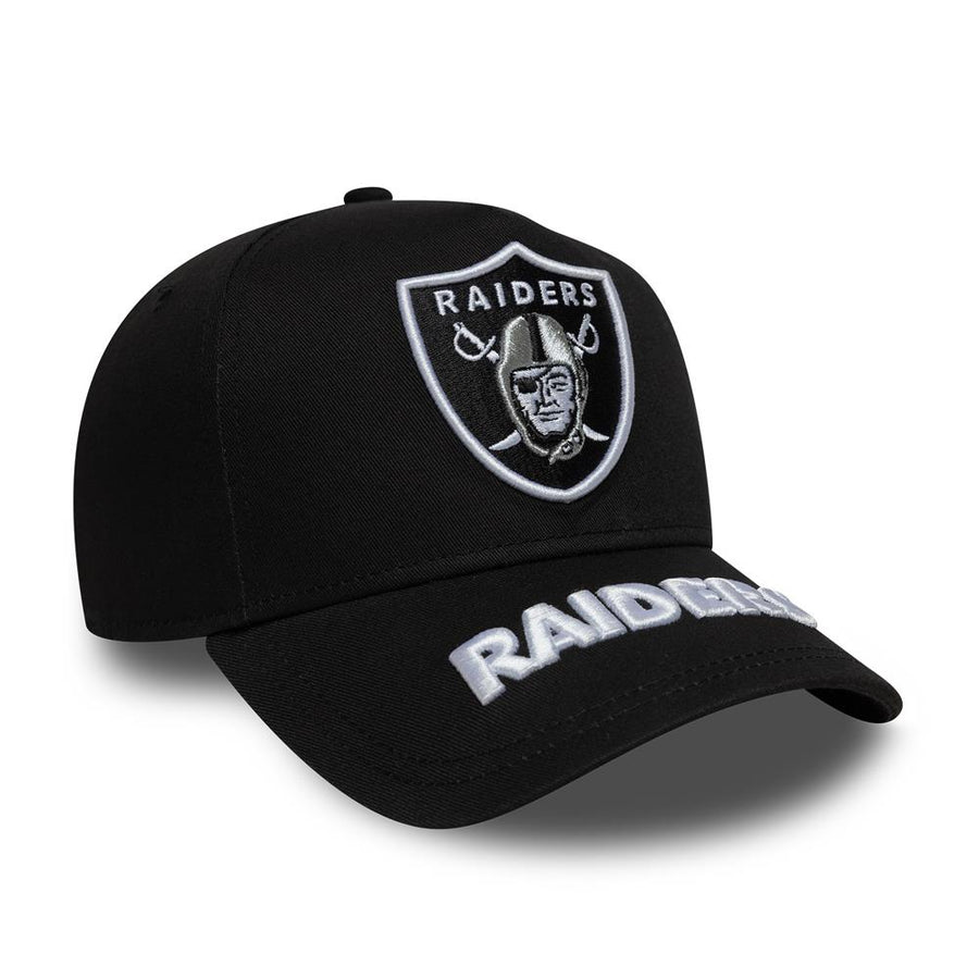 Las Vegas Raider E-Frame Visor Hit Black Trucker Cap