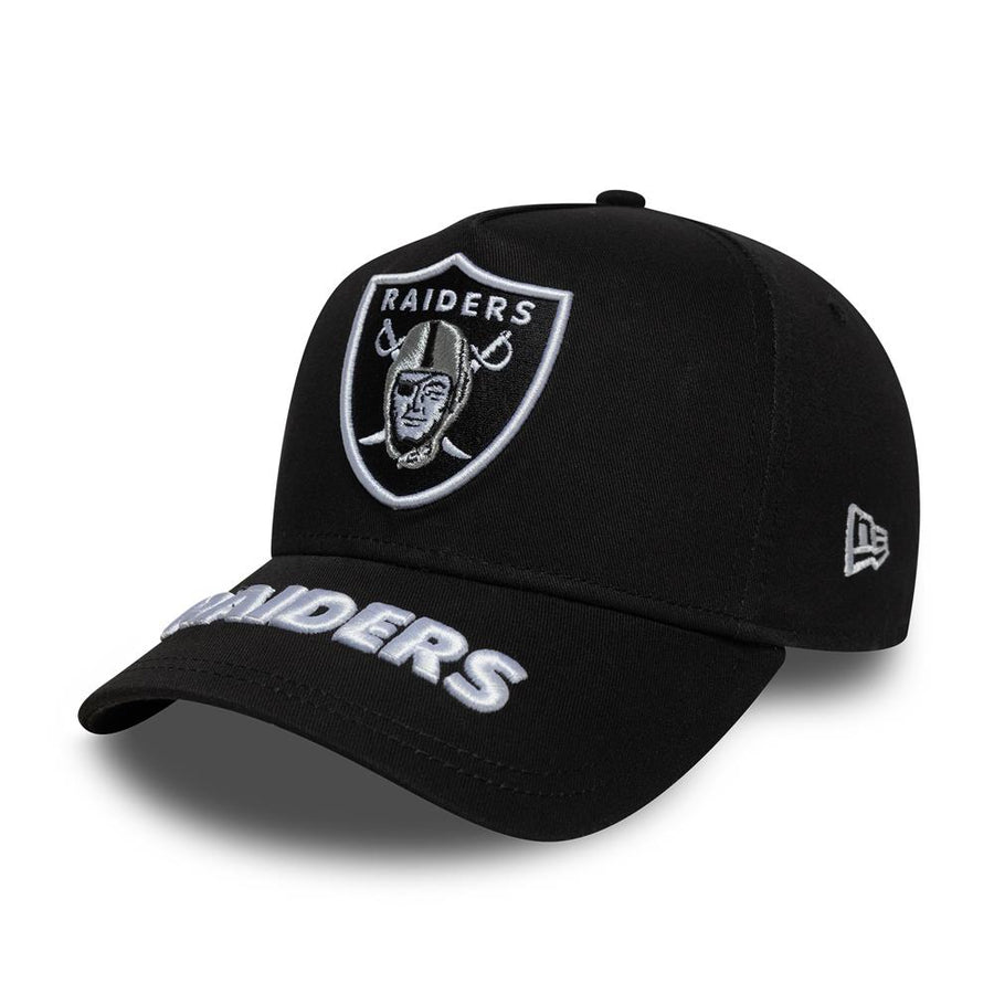 Las Vegas Raider E-Frame Visor Hit Black Trucker Cap