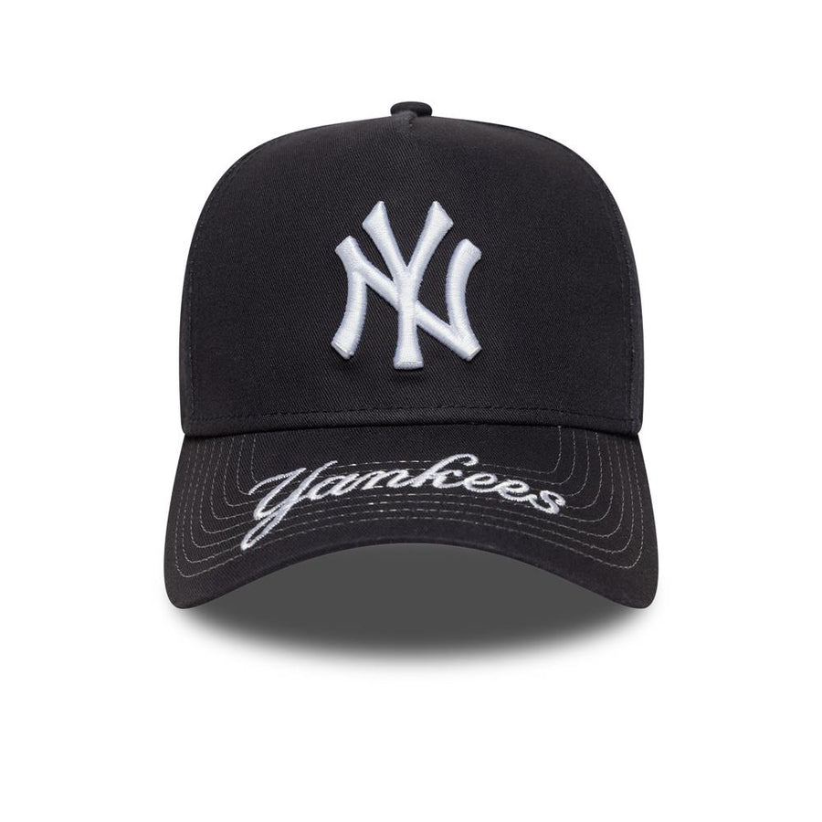 New York Yankees E-Frame Visor Hit Navy Trucker Cap