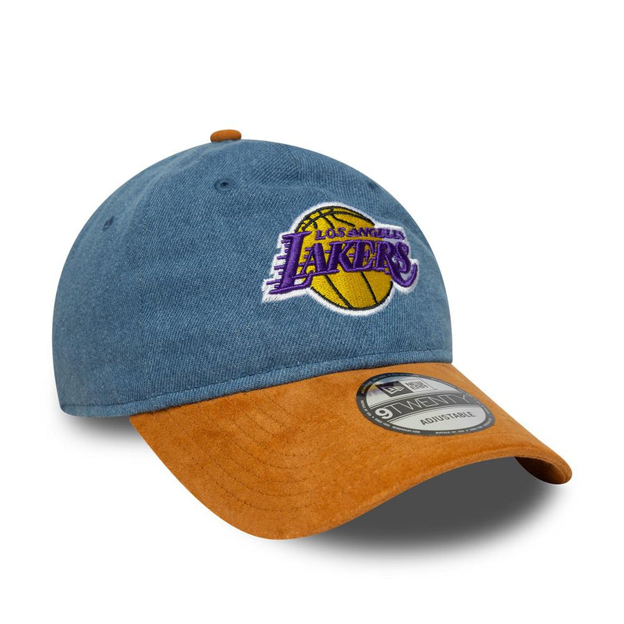 Los Angeles Lakers 9TWENTY NBA Denim Midi Navy Cap