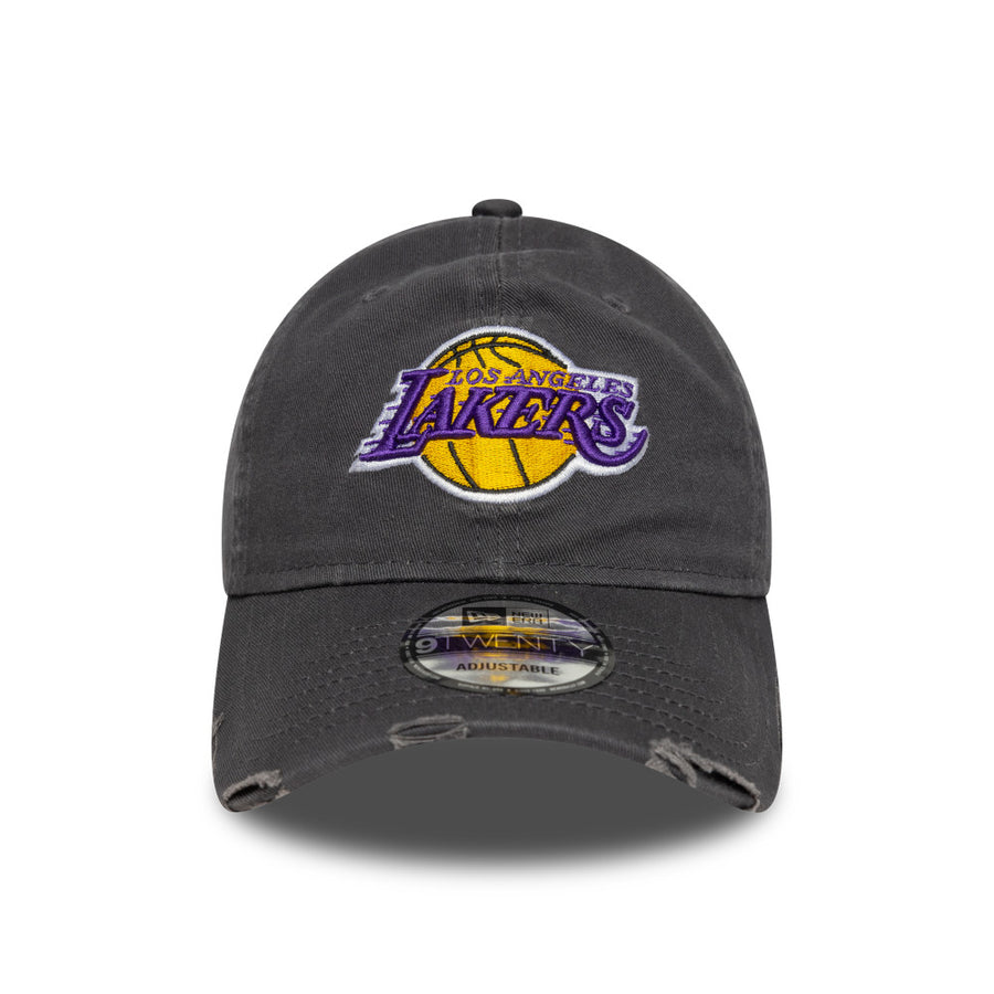 Los Angeles Lakers 9TWENTY Wash Distress Black Cap
