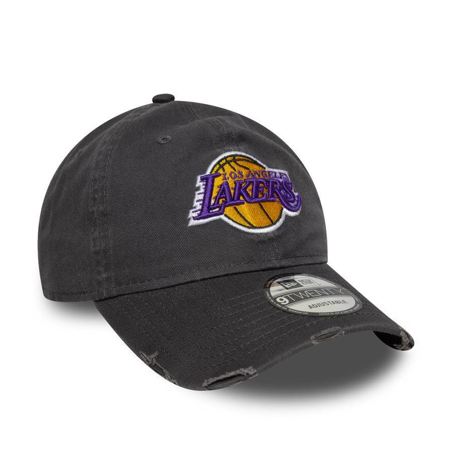 Los Angeles Lakers 9TWENTY Wash Distress Black Cap