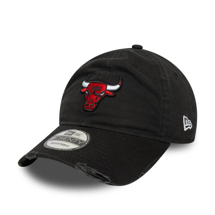 Chicago Bulls 9TWENTY NBA Wash Distress Black Cap