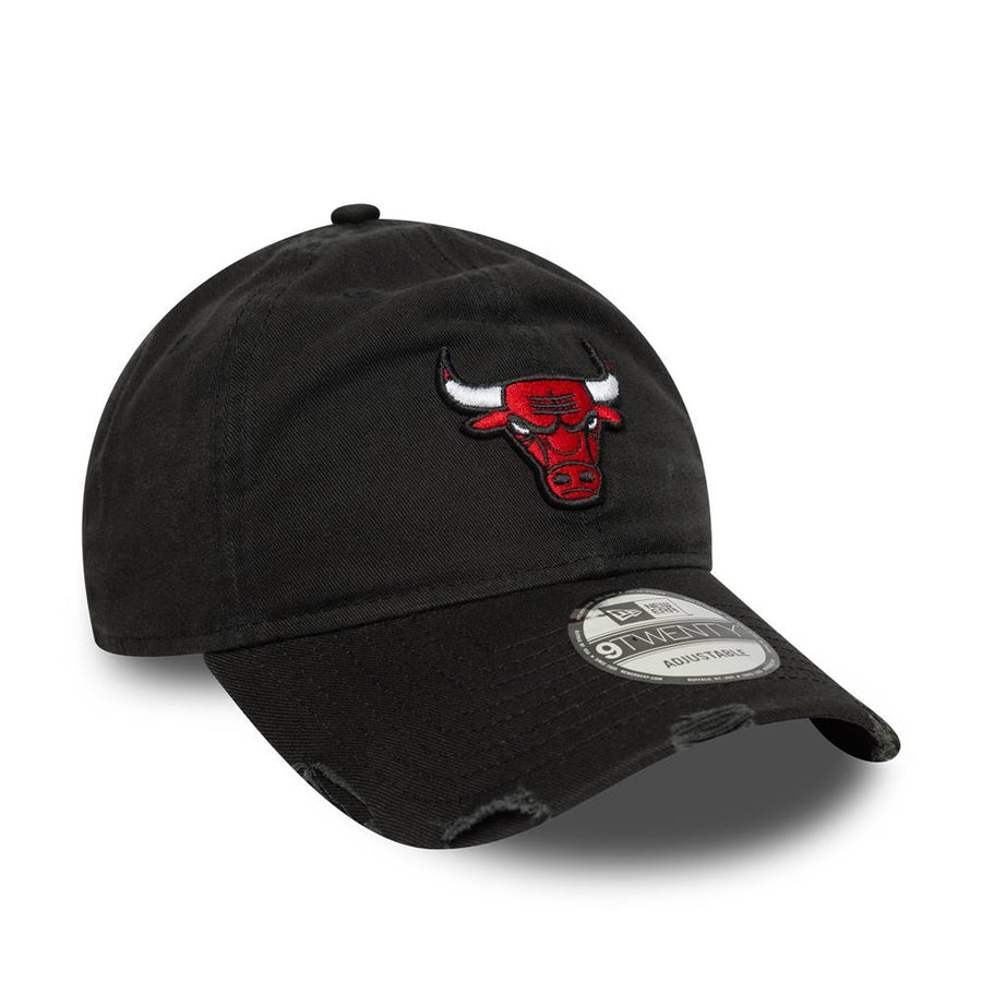 Chicago Bulls 9TWENTY NBA Wash Distress Black Cap