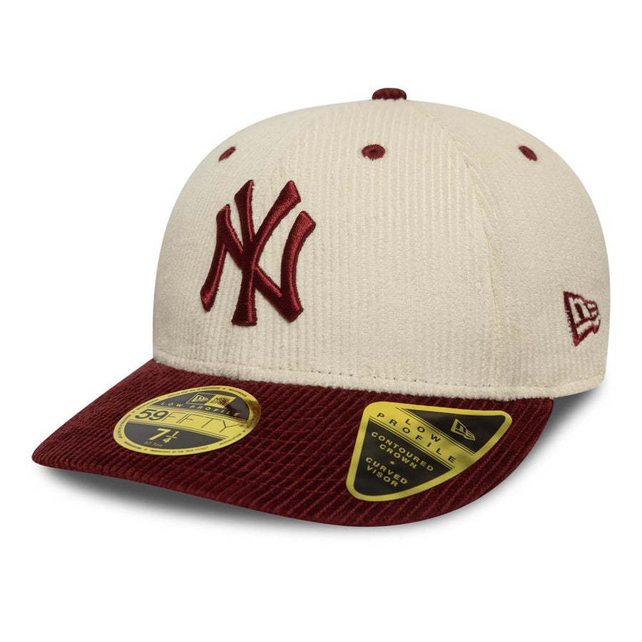 New York Yankees Low Profile 59FIFTY Stone/Red MLB Cord Cap