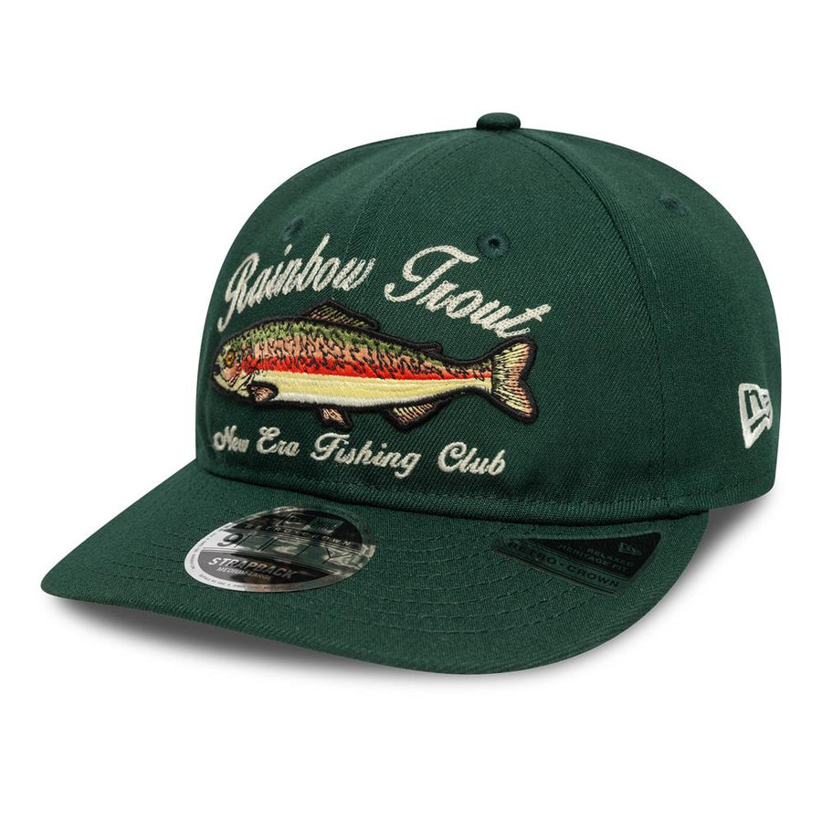 New Era 9FIFTY Outdoor Retro Crown Pre Curved Dark Green Cap