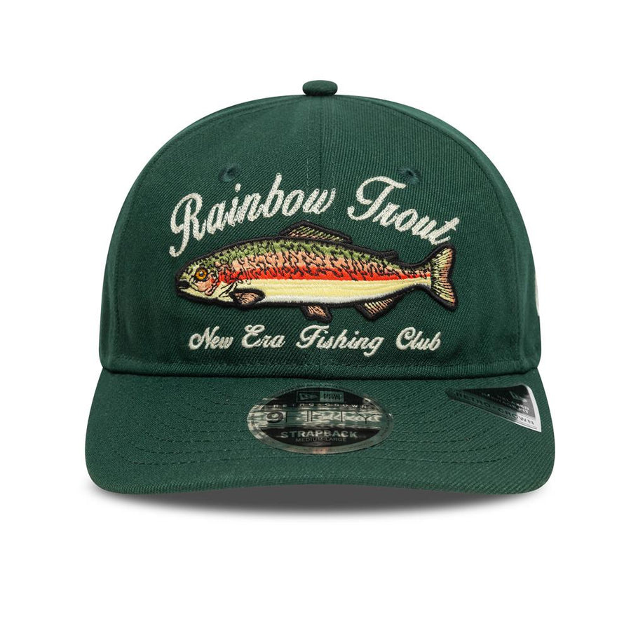 New Era 9FIFTY Outdoor Retro Crown Pre Curved Dark Green Cap