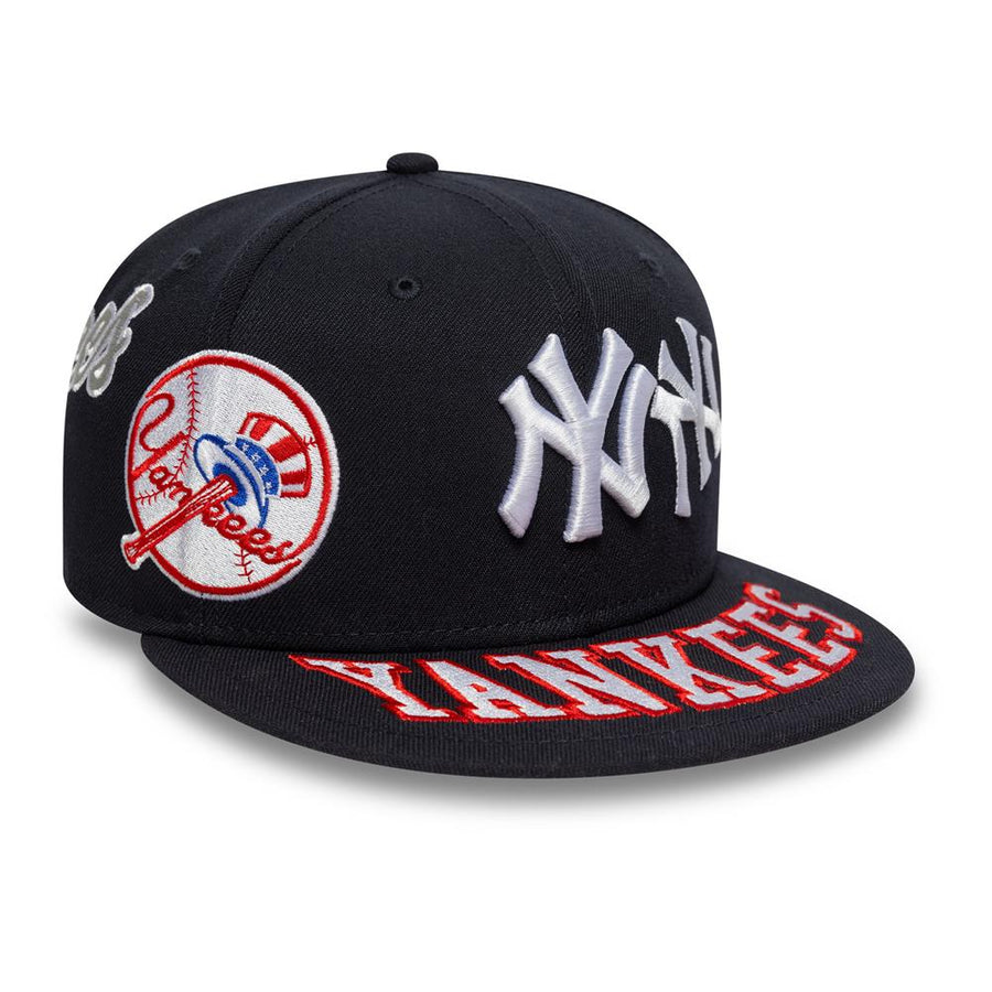 New York Yankees 59FIFTY MLB All Over Navy Cap