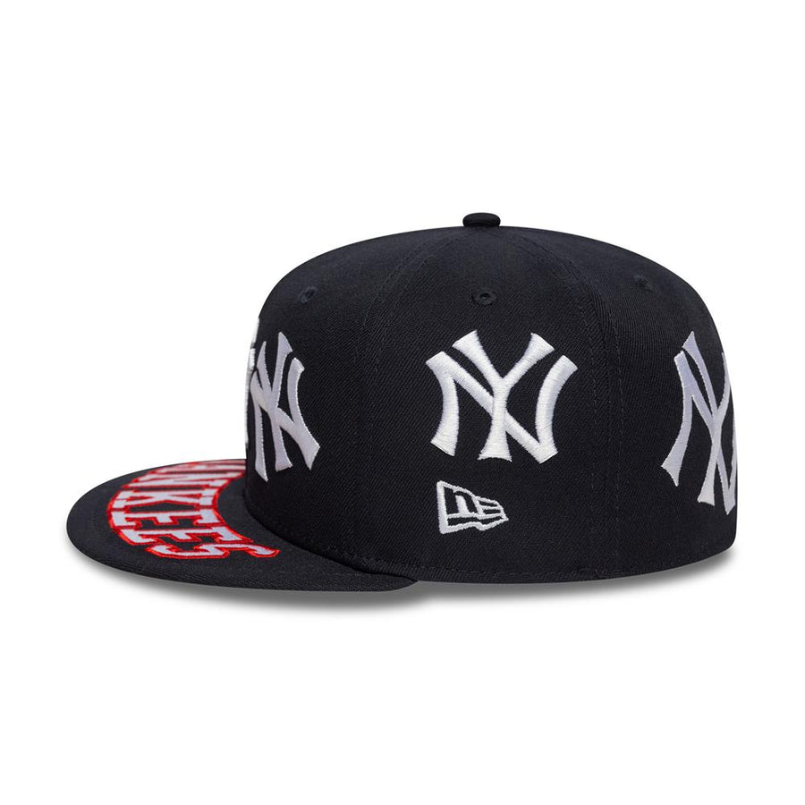 New York Yankees 59FIFTY MLB All Over Navy Cap
