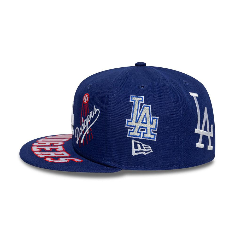 Los Angeles Dodgers 59FIFTY MLB All Over Dark Blue Cap