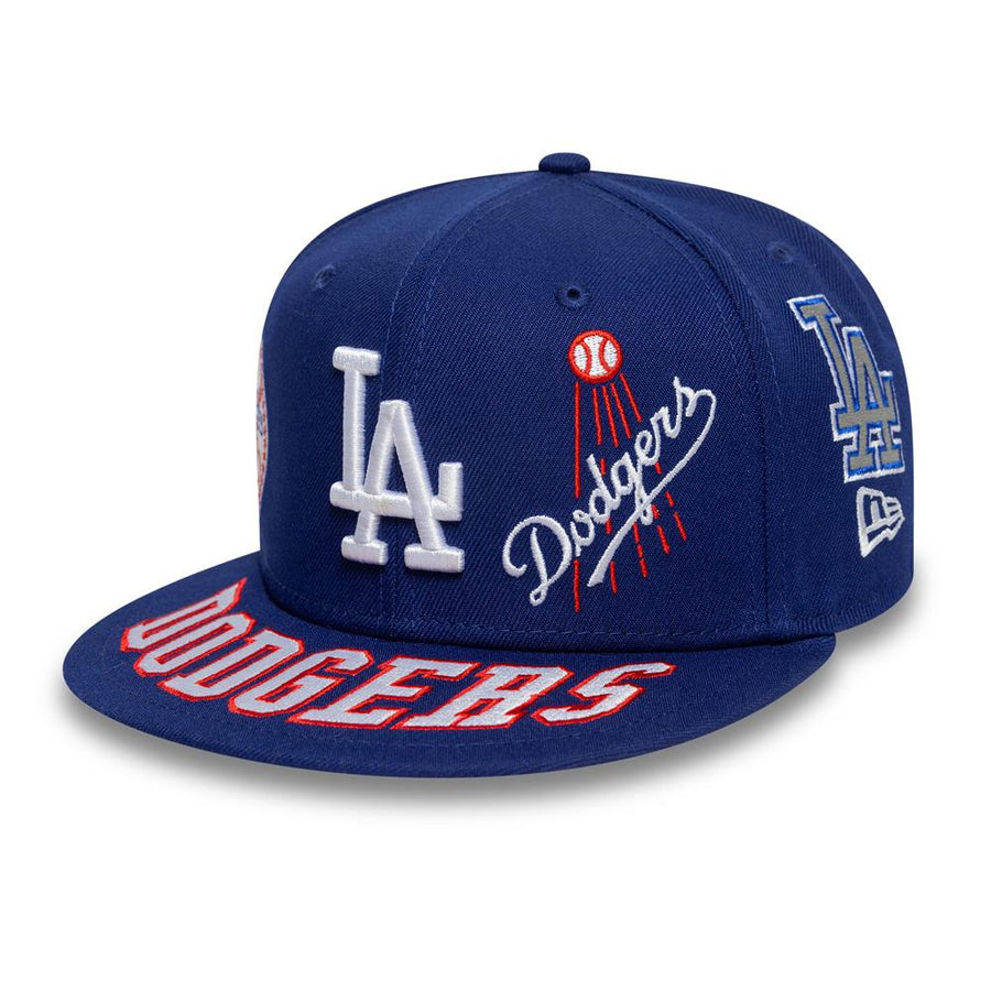 Los Angeles Dodgers 59FIFTY MLB All Over Dark Blue Cap