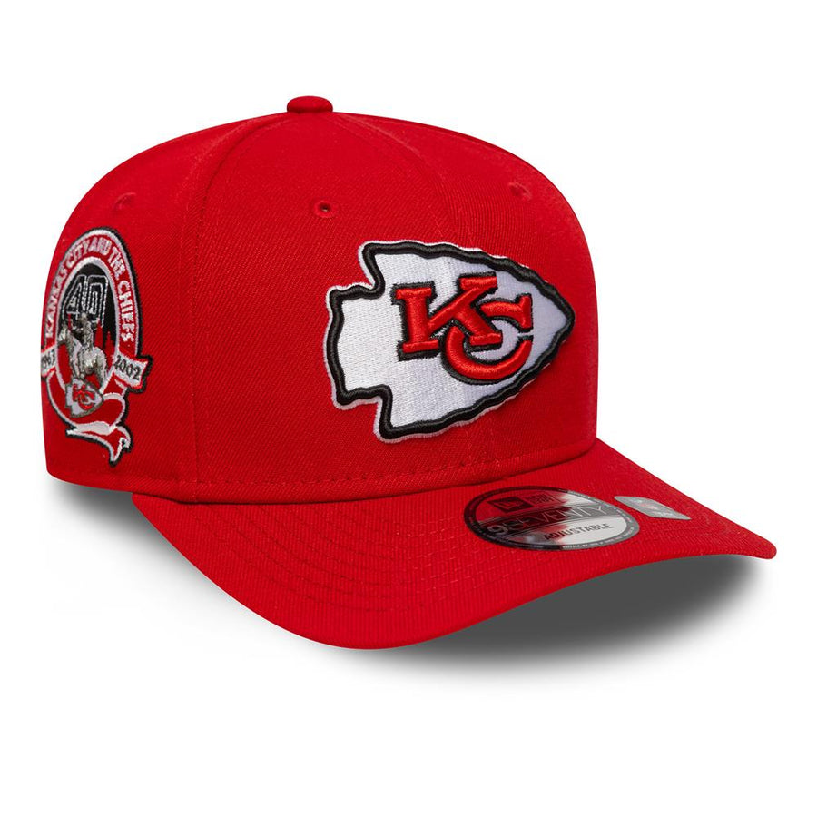 Kansas City Chiefs 9SEVENTY Stretch Snap NFL Patch Red Cap