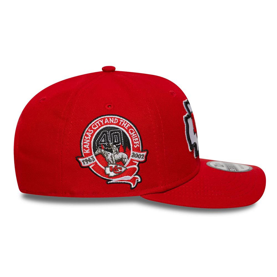 Kansas City Chiefs 9SEVENTY Stretch Snap NFL Patch Red Cap