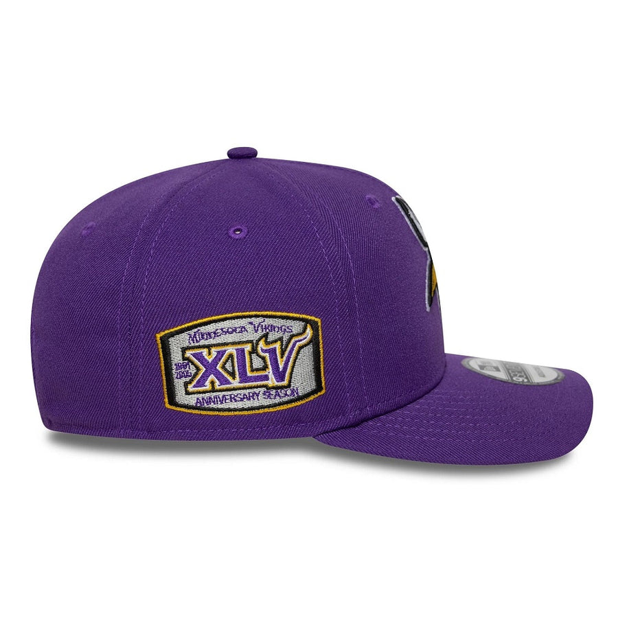 Minnesota Vikings 9SEVENTY NFL Patch Stretch-Snap Purple Cap