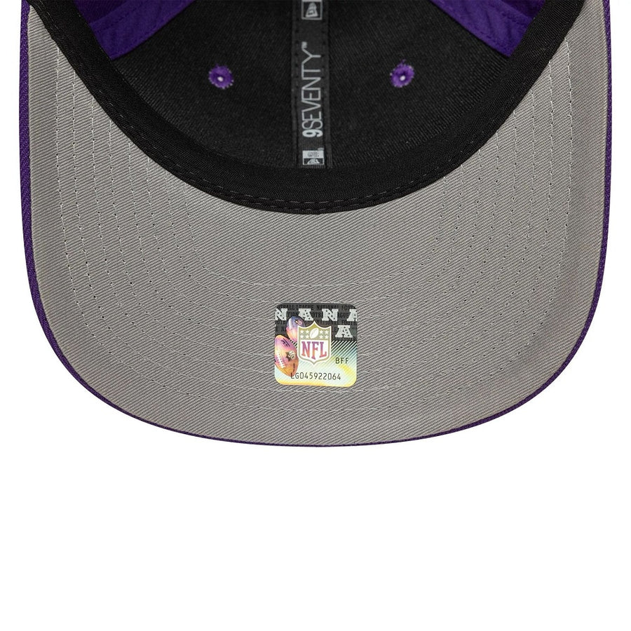 Minnesota Vikings 9SEVENTY NFL Patch Stretch-Snap Purple Cap