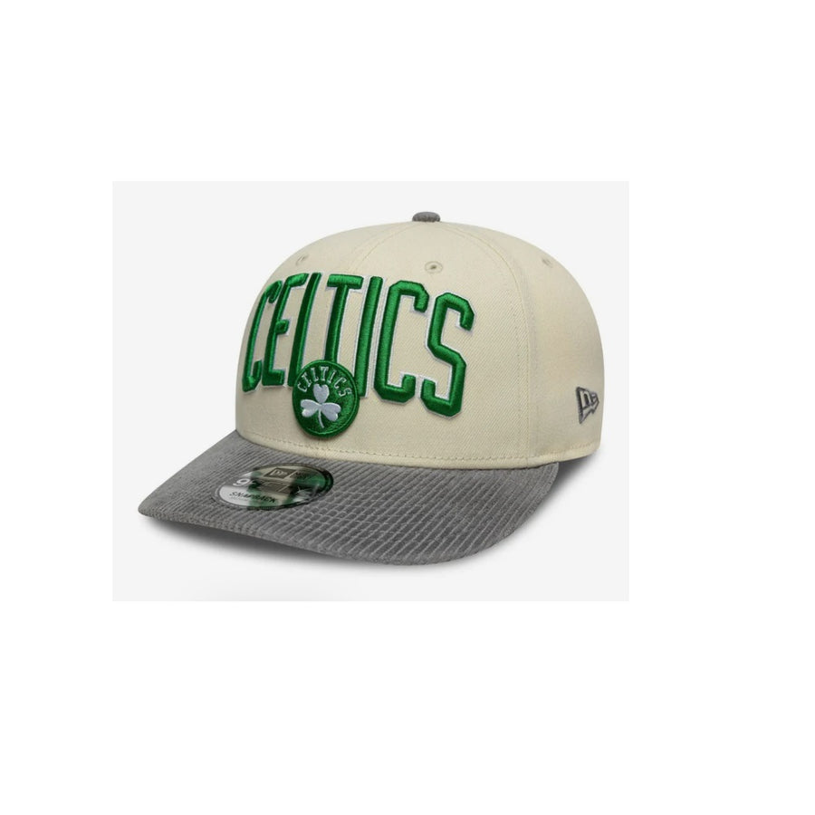 Boston Celtics 9FIFTY NBA Pre Curved Cord Visor Stone Cap
