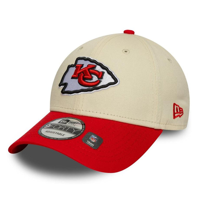 Kansas City Chiefs 9FORTY NFL Wordmark Stone/Red Cap