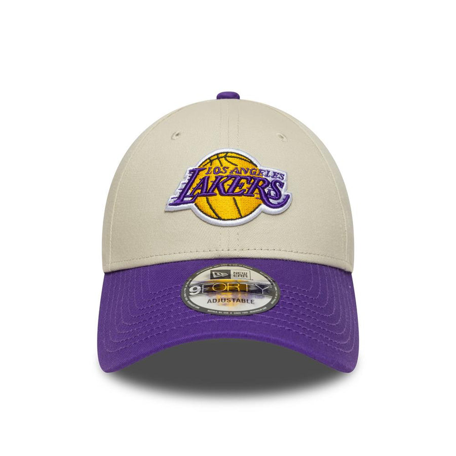 Los Angeles Lakers 9FORTY NBA Colour Block Stone Cap