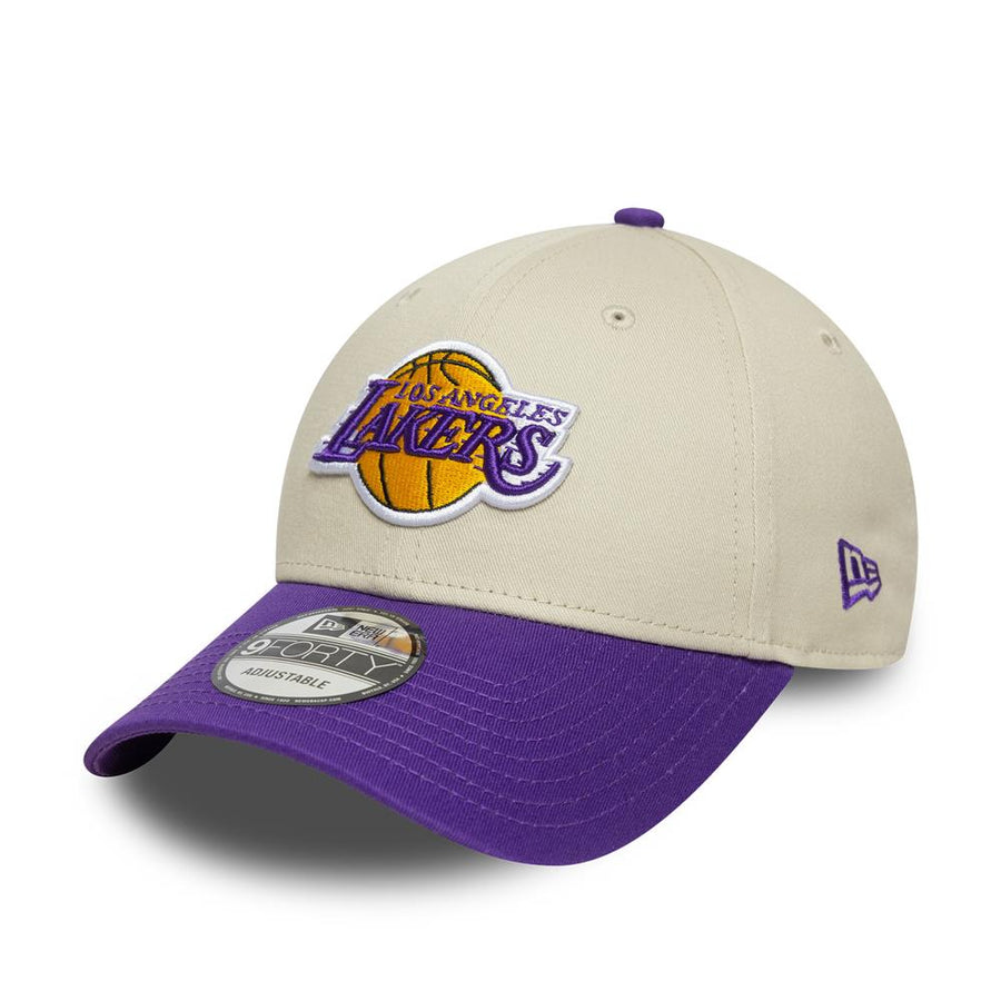 Los Angeles Lakers 9FORTY NBA Colour Block Stone Cap