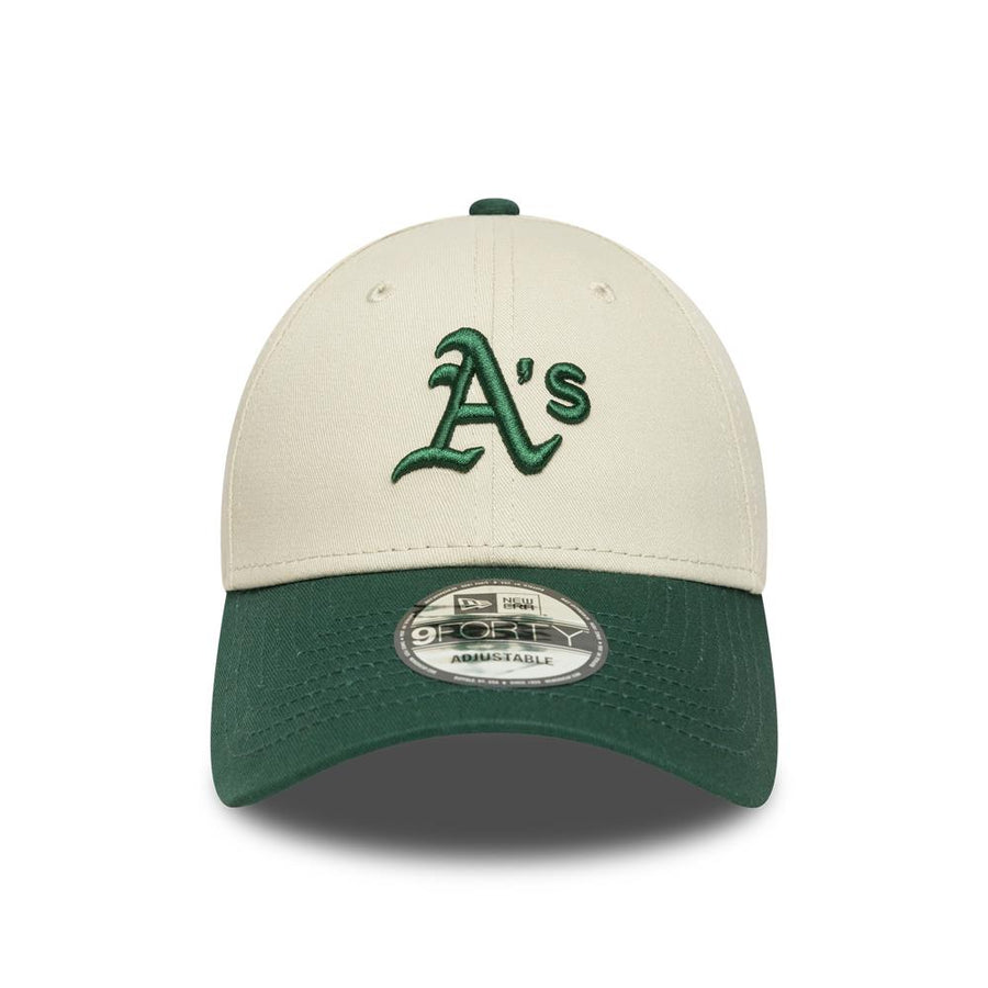 Oakland Athletics 9FORTY MLB Colour Block Stone Cap