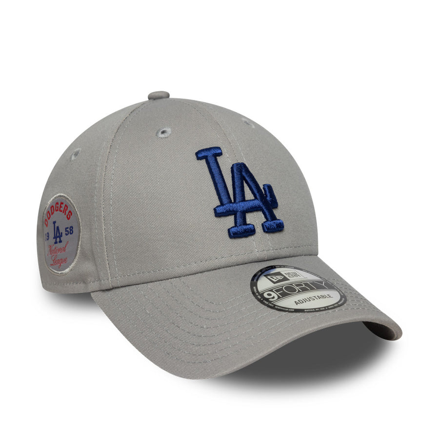 Los Angeles Dodgers 9FORTY MLB Side Patch Grey Cap