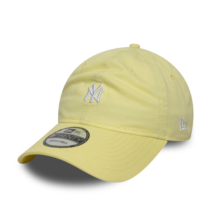 New York Yankees 9TWENTY MLB Mini Logo Washed Pastel Yellow Cap