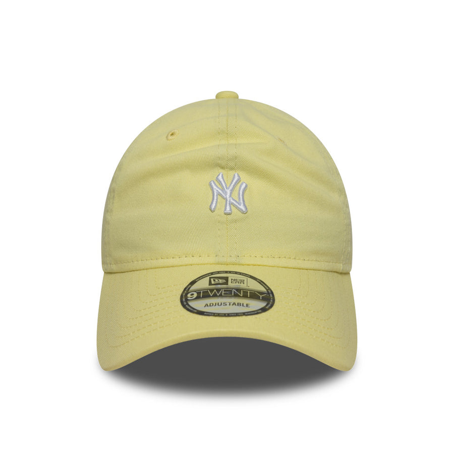 New York Yankees 9TWENTY MLB Mini Logo Washed Pastel Yellow Cap