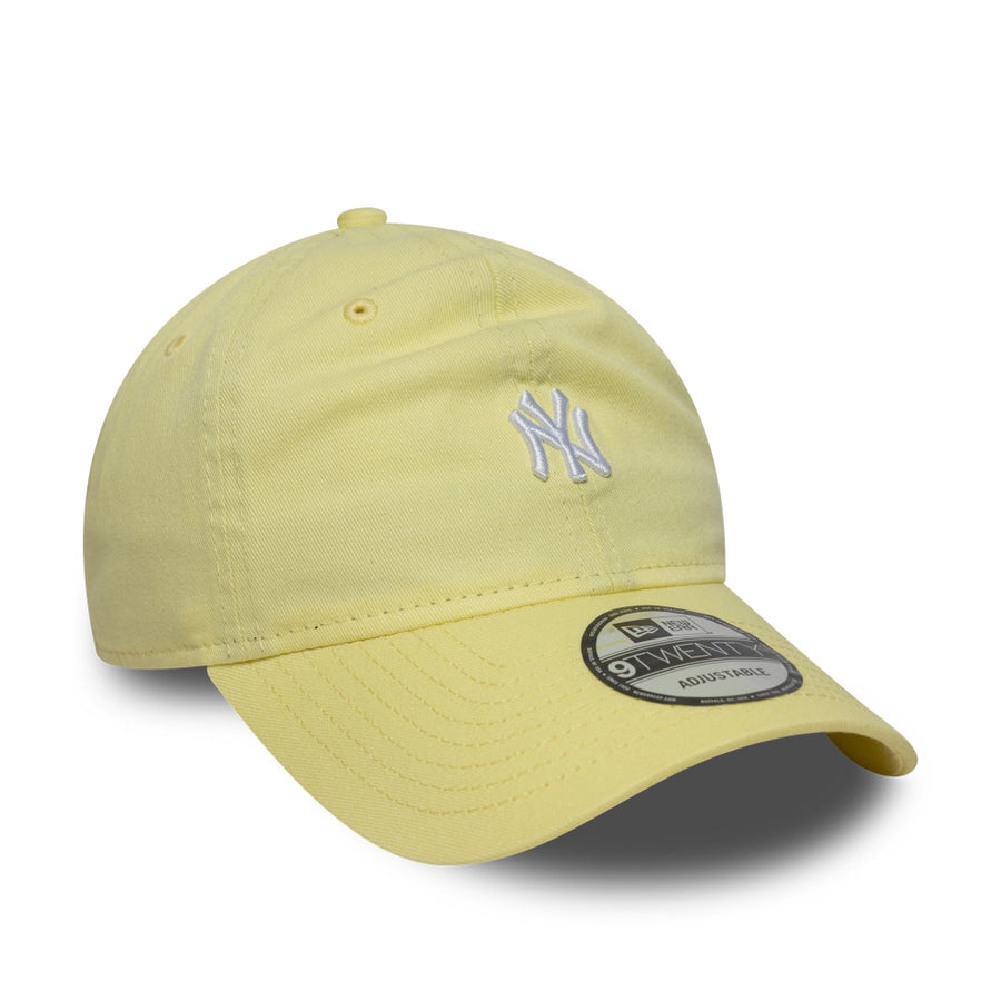 New York Yankees 9TWENTY MLB Mini Logo Washed Pastel Yellow Cap